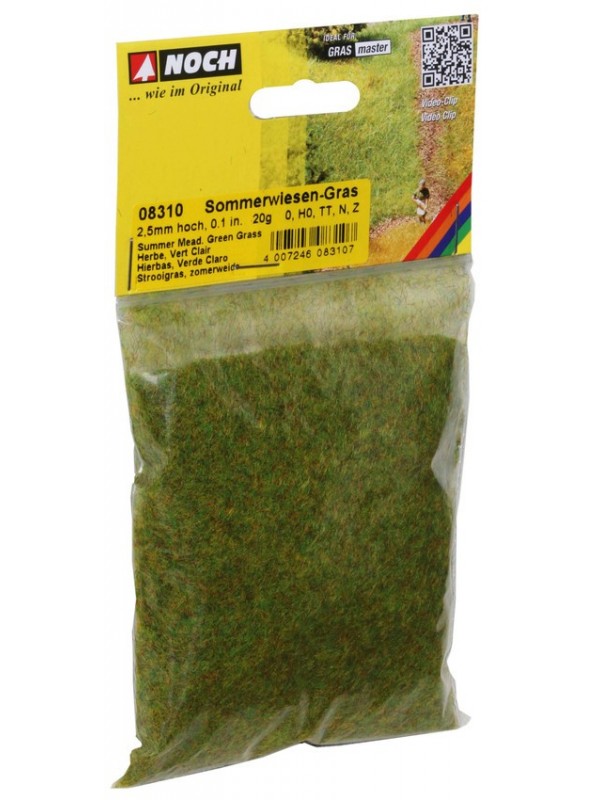 NOCH 08310 Confezione di fibra verde estivo gr. 20 (altezza 2,5 mm)